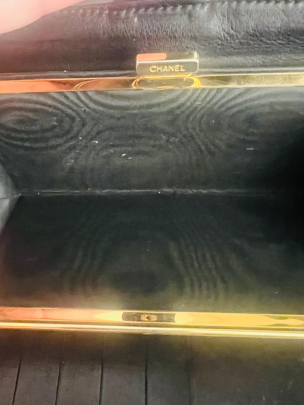 Chanel Black  Caviar Leather Wallet Clutch - Picture 6 of 12